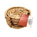 4 Pack Wicker Coaster Set with Holder