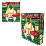 6.5 Foot Tall Inflatable Football Party Cooler with Goal Posts