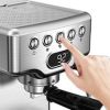 Geek Chef Espresso Machine,20 bar espresso machine with milk frother for latte,cappuccino,Machiato,for home espresso maker,1.8L Water Tank