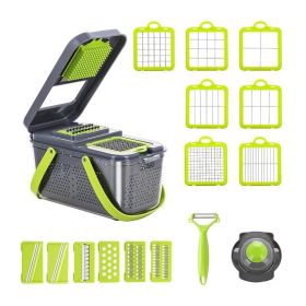 Household Kitchen Supplies Accesories Vegetable Chopper (Color: Gray, type: Kitchen Tools)