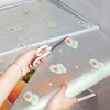 1pc Dustproof Kitchen Cabinet Mat; Waterproof Anti-Oil Sticker; 17.7''Ã—1.57''