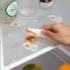1pc Dustproof Kitchen Cabinet Mat; Waterproof Anti-Oil Sticker; 17.7''Ã—1.57''
